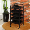 5 Layer Salon Hairdresser Barber Spa Beauty Storage Trolley Hair Roller Cart UK