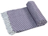 Large 100% Cotton Sofa Blanket Double Bed Throw Arm Chair Covers, 7 Colours