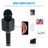 Wireless Bluetooth Karaoke Microphone Speaker Handheld KTV Player Singing Mic UK