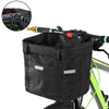 Bicycle Basket Folding Bike Front Handlebar Pet Carrier Frame Bag Shopping Bag