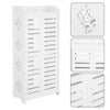 Shoe Rack Shoes Storage Cabinet Wooden Stand Cupboard 5 Shelves Organiser 2 Door