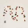 LED Garland Christmas Pinecone Berry String Fairy Light Mantel Xmas Tree Hanging