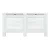 Radiator Cover White Modern Horizontal Cabinet Bookcases, Shelving XL