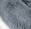 Pet Dog Cat Calming Bed Comfy Shag Warm Fluffy Cushion Mattress Fur Round Nest