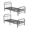 3FT Single Metal Bed Frame Mattress Bedroom Vintage Industrial Scaffold