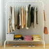 Heavy Duty Metal Rail Clothes Garment Hanging Rack Shelf Display Stand UK