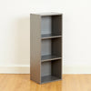 3 Tier Wooden Grey Cube Bookcase Storage Display Unit Modular Shelving/Shelves