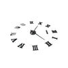 3D DIY Extra Large Roman Numerals Luxury Mirror Wall Sticker Clock Home Decor UK