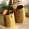 Woven Flower Basket Pot Vase Laundry Baskets Home Storage Baskets Organizers