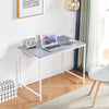 Computer Laptop Table Desk Wood Top Study Office Home Workstation Black/White