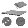 Grey Wood Effect Interlocking Floor Mats Eva Soft Foam Kids Playing Gym Yoga Mat