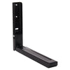 2 X Microwave Black Wall Mounting Holder Brackets With Extendable Arms 40kg load
