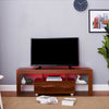 Modern 130cm TV Unit Stand Cabinet Sideboard 1 Drawer Storage RGB LED Lights