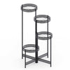 Strong 3/4 Tier Plant Stand Folding Nesting Plant Holder Vintage Garden Patio De