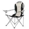 Outdoor Folding Camping Chair Heavy Duty Padded Steel Festival Directors Fishing