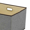 Foldable Storage Boxes with Lid Collapsible Home Clothes Organizer Fabric Cube