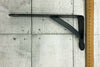 PAIR OF HANFORGED GALLOW BRACKETS 4"X8" BLACK MATT FINISH , antique vintage