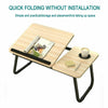 Laptop Table Folding Desk Stand Bed Tray Sofa Computer Study Portable Adjustable