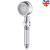 LED Hand Shower Head for Bath High Pressure Water Saving Filter Spa Rain UK