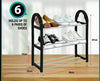 SHOE RACK Stand Storage Organiser Lightweight Compact SPACE SAVE Shelf Grey