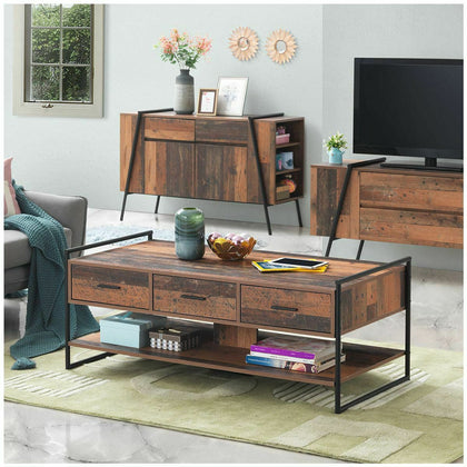 Abbey Oak Living Room Furniture Bookcase Desk Coffee Table Sideboard TV Unit Set