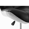 Office Chair PU Leather Lift Swivel Chair Comfy Padded Seat Chair Armless Chairs
