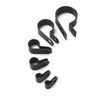 200x Black 5mm-28mm Assorted Nylon P Clips Hose Clamp Kit Set Wire Cable Conduit