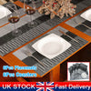 Set Of 6 PVC Place Mats & 6PCS Coasters-Dining Table Mat Set Anti Slip Washable