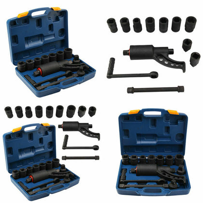 PROFESSIONAL TORQUE MULTIPLIER TRUCK WHEEL NUT WRENCH SET KIT 3/4