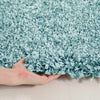 4 Sizes DUCK EGG BLUE THICK PLAIN SOFT SHAGGY RUG NON SHED RUGS FLOOR MAT CARPET