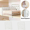 4x/pack Closet Shelf Dividers Wardrobe Partition Shelves Divider Clothes Shel~lw