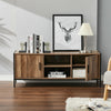 Industrial Wooden TV Cabinet Media Entertainment Stand Cupboard with Storage