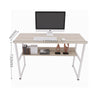 48" PC Laptop Computer Office Wood Desk Writing Table Home Workstation Bookshelf
