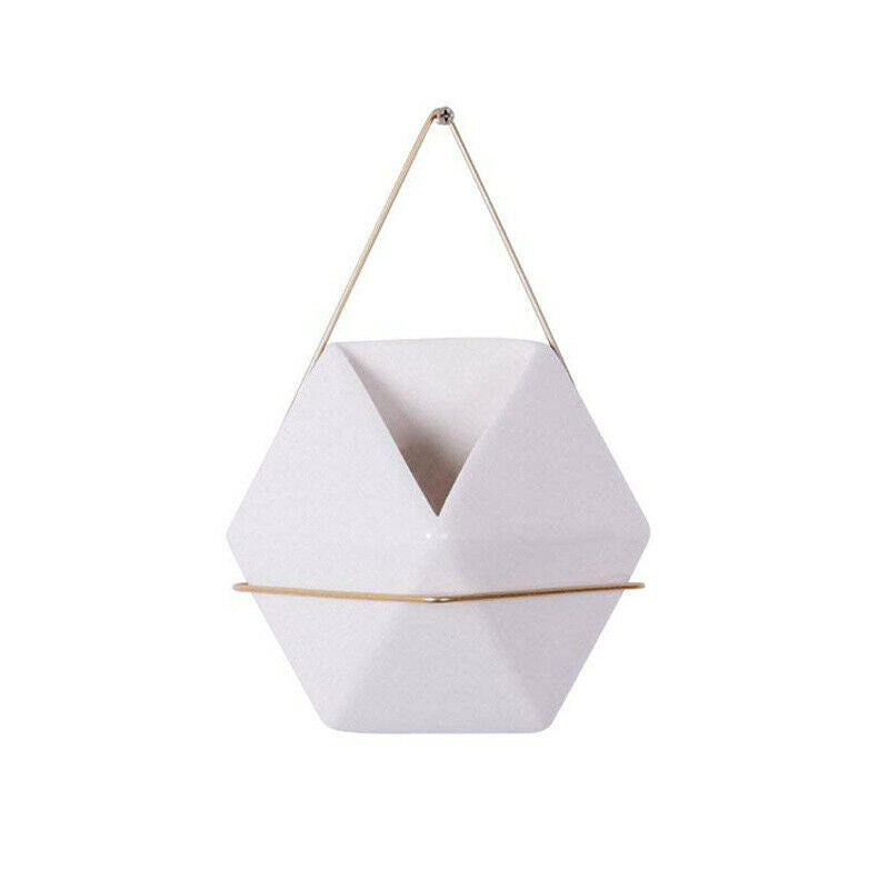 Flower Plant Pot Indoor Outdoor Garden Wall Fence Hanging Planter Box Pot Basket