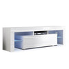 Modern High Gloss TV Unit Cabinet Stand Sideboard Entertainment Center LED Light