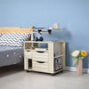 Luxuary Bedside Tables Nightstands Drawers Storage Room Kids Book Shelf Table