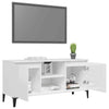 White High Gloss TV Stand Unit Modern Media Cabinet Large Cupboard Door Shelf