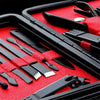 Manicure Set 18pcs Professional Nail Clippers Kit Pedicure Care Tools Portable