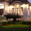 Set of 4 Solar Power LED Butterfly Stake Lights Garden Lights Outdoor Lawn Lamp
