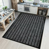 Non Slip Grey Rubber Mat Long Hallway Runner Barrier Doormat Large Washable Rugs