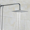 Square Large Shower Head 10" Stainless Steel Rainfall Overhead High Pressure UK