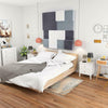 2Chest of Drawer Bedside Cabinet Bedroom Table Storage Bedroom Furniture White
