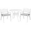 5pcs Coffee Table & Chairs Outdoor Garden Furniture Set w/ Φ50mm Umbrella Hole