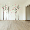 Walplus Birchtree Forest Spring Wall Sticker Decals Art Nursery Decorations