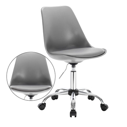 Bar Stool on Wheels Adjustable Swivel Leather Dressing Stool Chair for Spa Salon