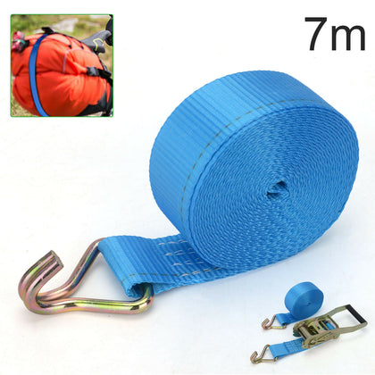 2* 2000 kg 50mm x 7m Heavy Duty RATCHET STRAP Tie Down 2 Ton 2000 kg webbing
