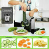 Electric Salad Maker Slicer Fruit Cutter Vegetable Grater Chopper 4 Cones Dicer