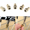 5 Piece Brass Presta Valve Schrader Adaptor Bicycle Mountain Bike Tire Tube Pump