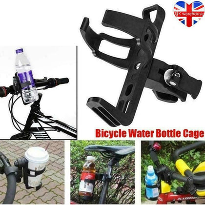 360° Rotation Bike Bicycle Bottle Cage Handlebar Mount Drink Water Cup Holder