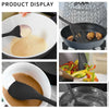10Pcs Kitchen Silicone Cooking Utensils Set Non-stick Spatula Turner Black